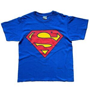 Vintage 90s Superman DC Comics Single Stitch T Shirt Sz L 1944 Made in USA